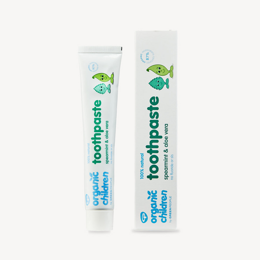 Green People Organic Children Spearmint & Aloe Vera Toothpaste, 50 ml.