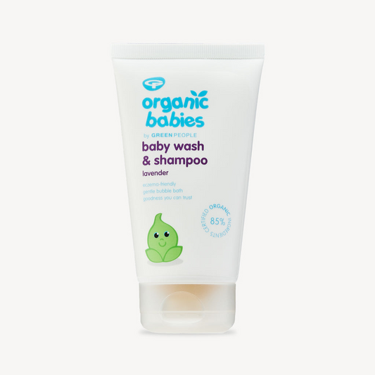 Green People Organic Babies Baby Wash & Shampoo - Lavender, 150 ml.