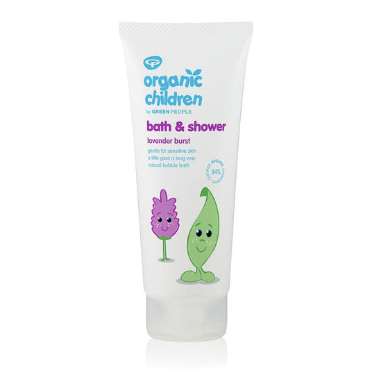 Green People Organic Children Bath & Shower Gel - Lavender, 200 ml.