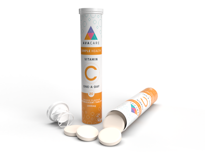Avacare Vitamin C 1000 mg Effervescent, 20 tabs.