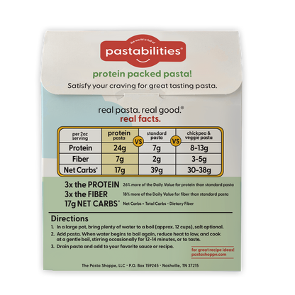 Pastabilities Protein Pasta Ruffles Shaped, 226g
