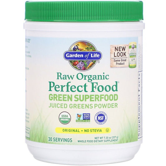 Garden of Life Perfect Food Raw - Organic (Powder), 209 g.
