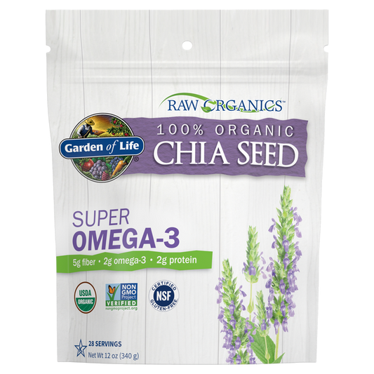 Garden of Life RAW Organics - Organic Chia Seeds, 340 g.