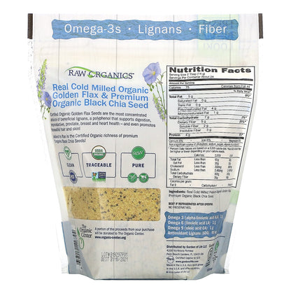 Garden of Life RAW Organics - Organic Golden Flax Seed & Organic Chia Seed, 340 g.