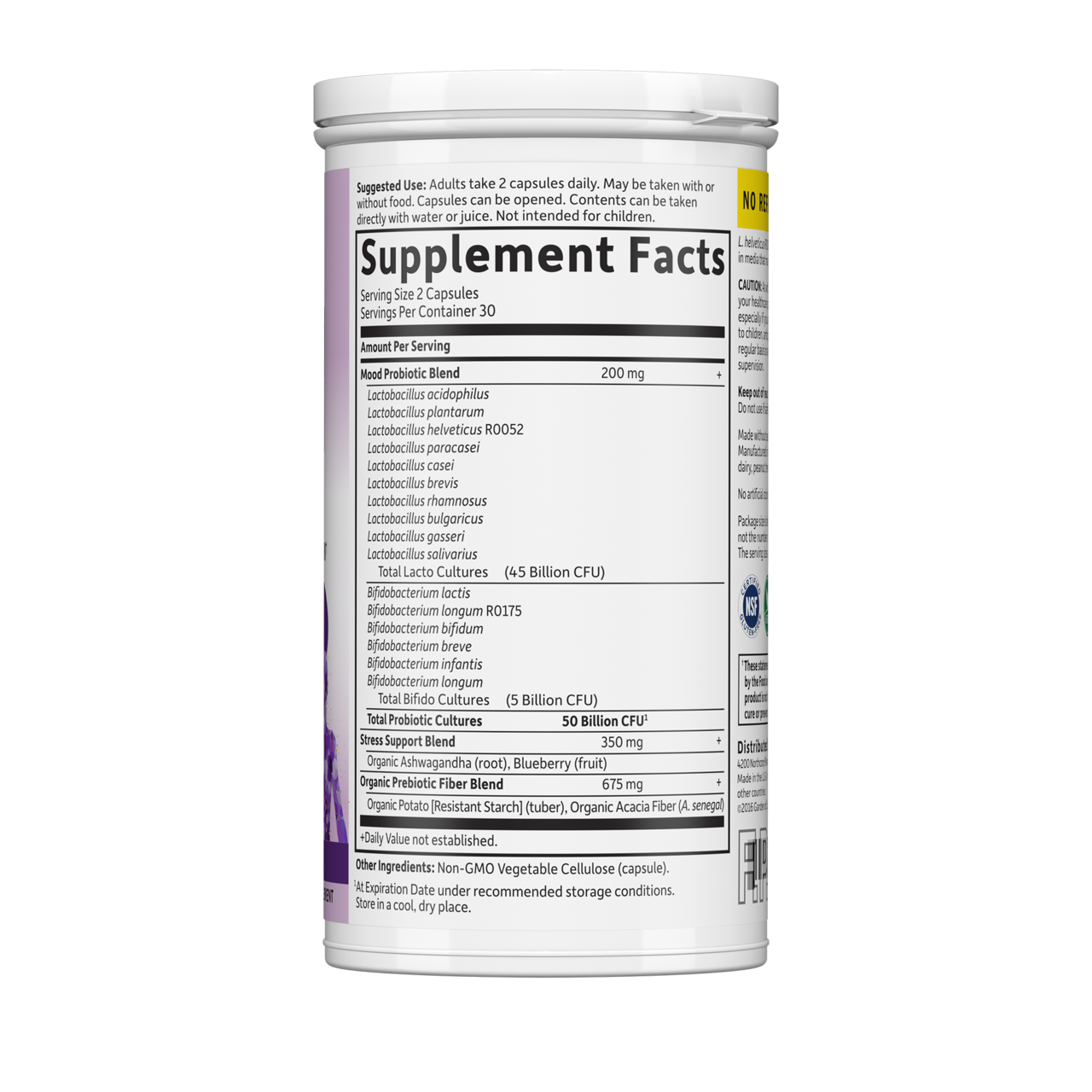 Garden of Life Dr. Formulated PROBIOTICS Once Daily Mood, 60 Vcaps.