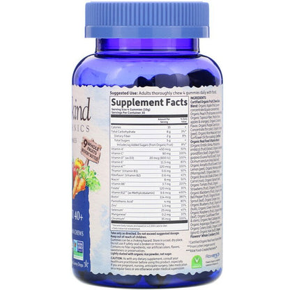 Garden of Life mykind Organics Men's 40 Multi Gummy, 120 gums.