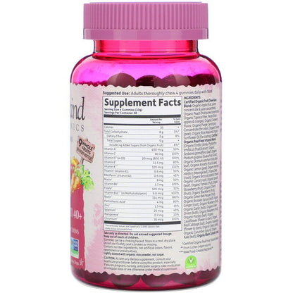 Garden of Life mykind Organics Women's 40 Multi Gummy, 120 gums.
