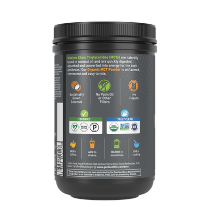 Garden of Life Dr. Formulated Keto Organic MCT Powder, 300g.