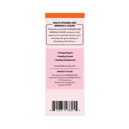 KinderNurture Multi-Vitamin & Minerals Liquid, 450ml.