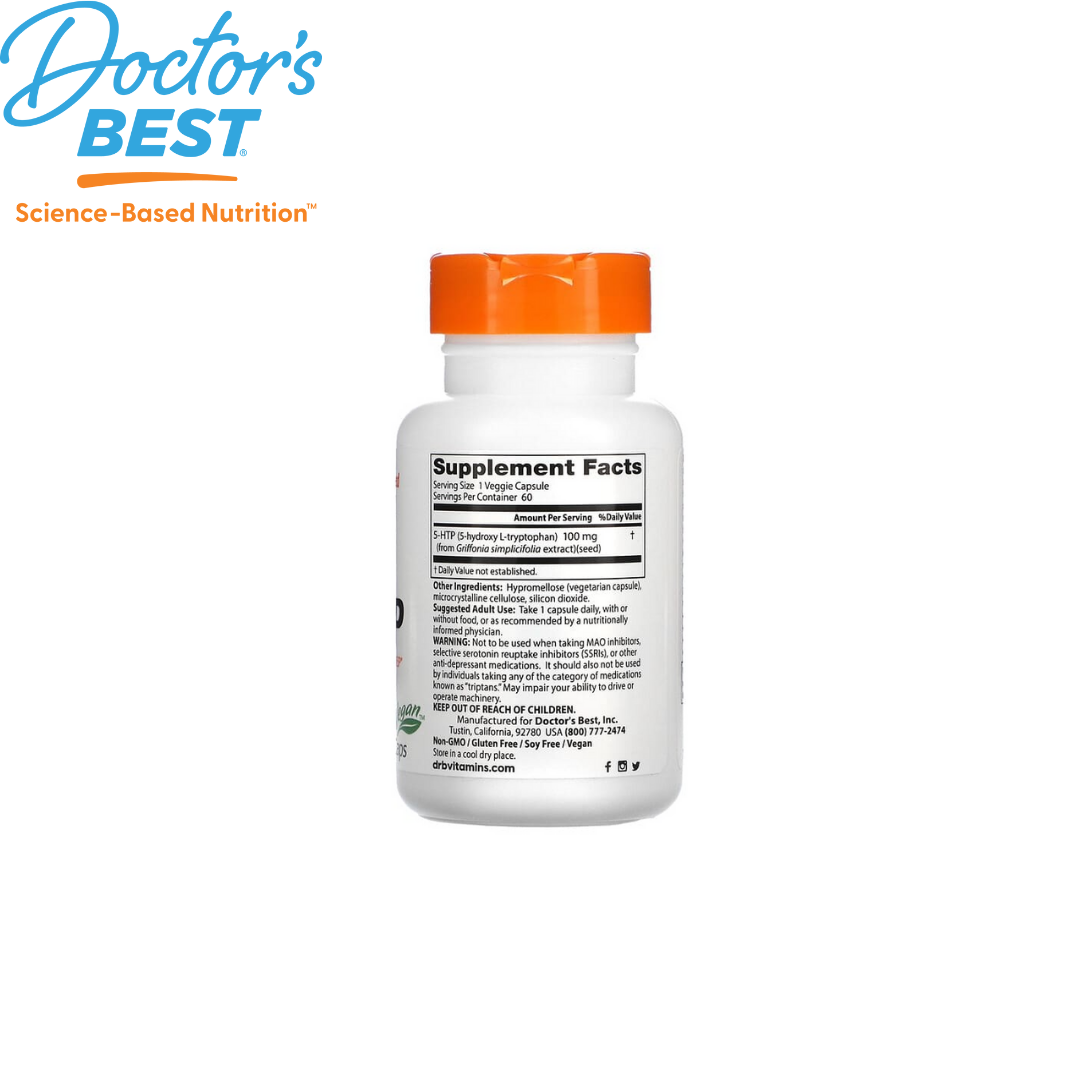 Doctor's Best 5-HTP 100 mg, 60 vcaps