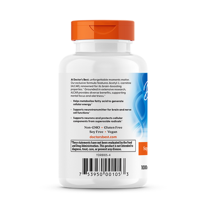 Doctor's Best Acetyl-L-Carnitine, 60 caps.