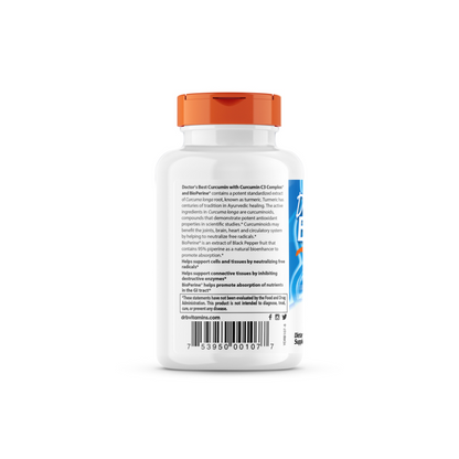 Doctor's Best Curcumin High Absorption 500 mg, 120 caps【25% OFF Auto Discount】