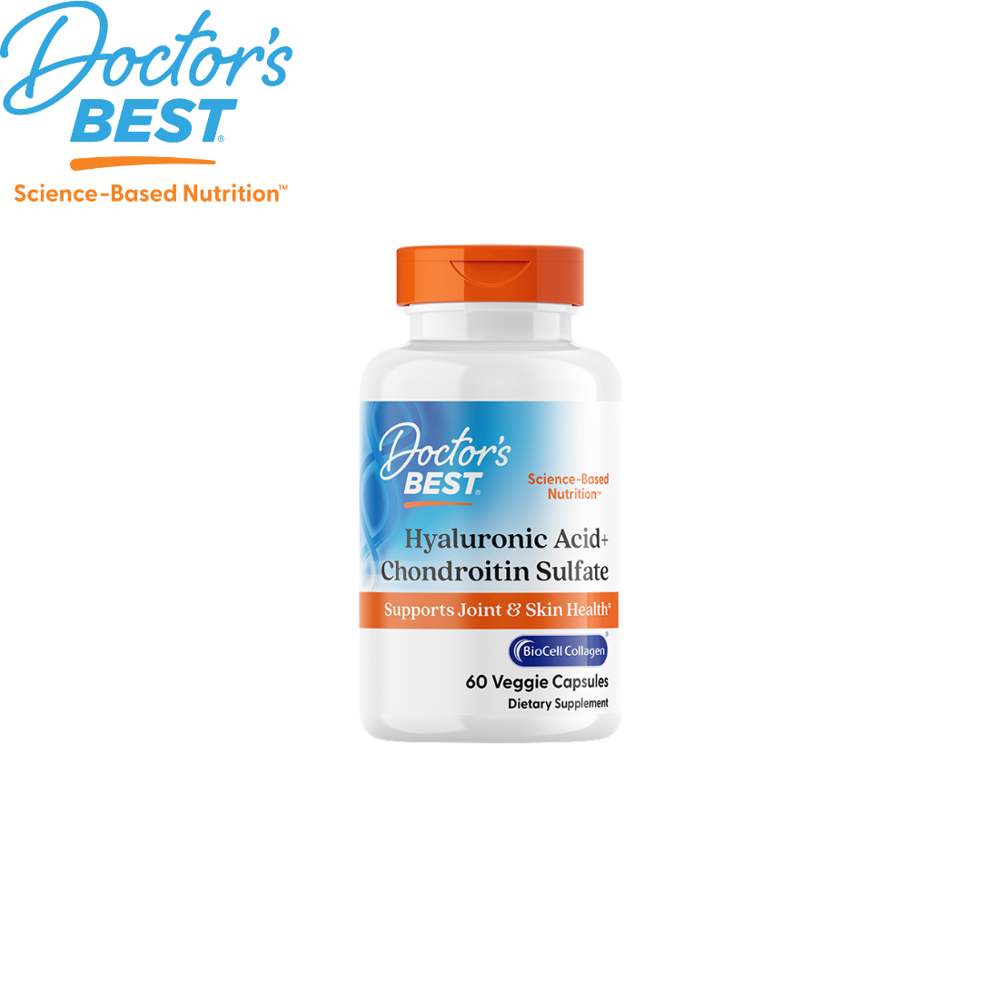 Doctor's Best Hyaluronic Acid with Chondroitin Sulfate, 60 caps