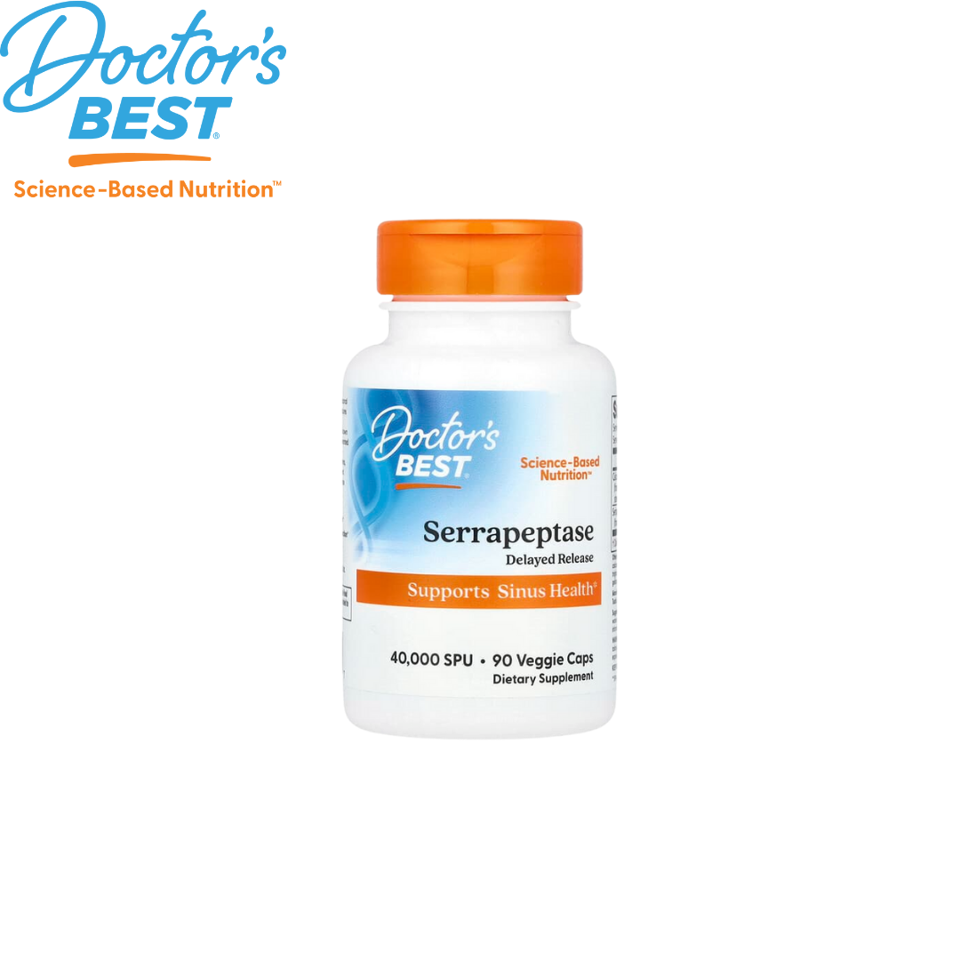 Doctor's Best Serrapeptase, 90 vcaps