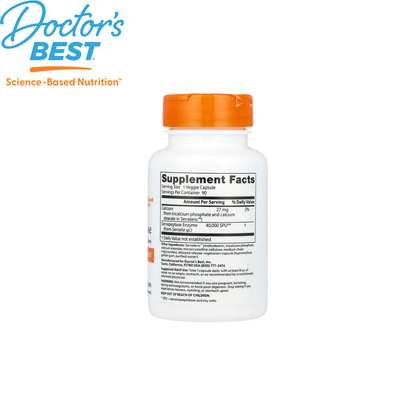 Doctor's Best Serrapeptase, 90 vcaps