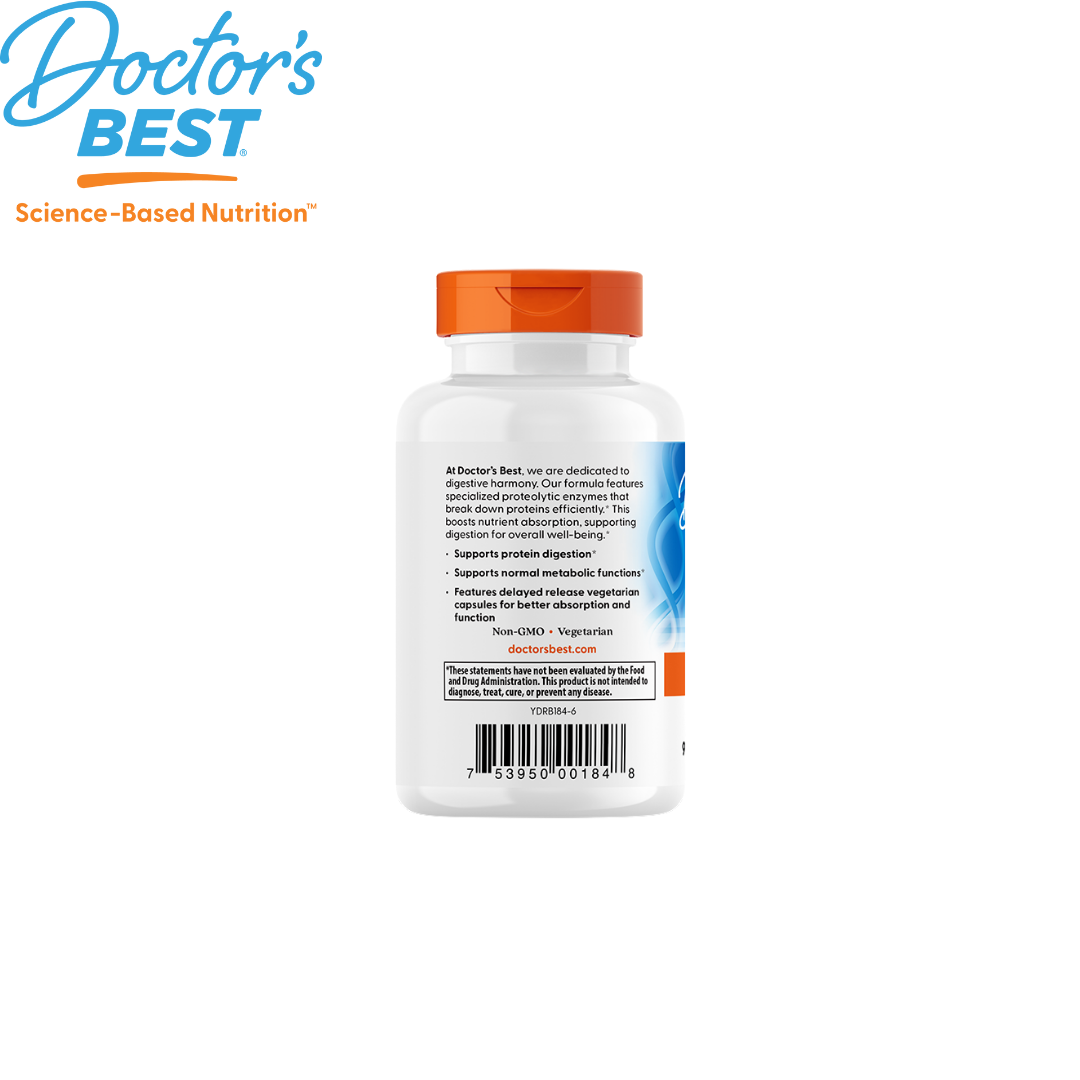 Doctor's Best Proteolytic Enzymes, 90 vcaps