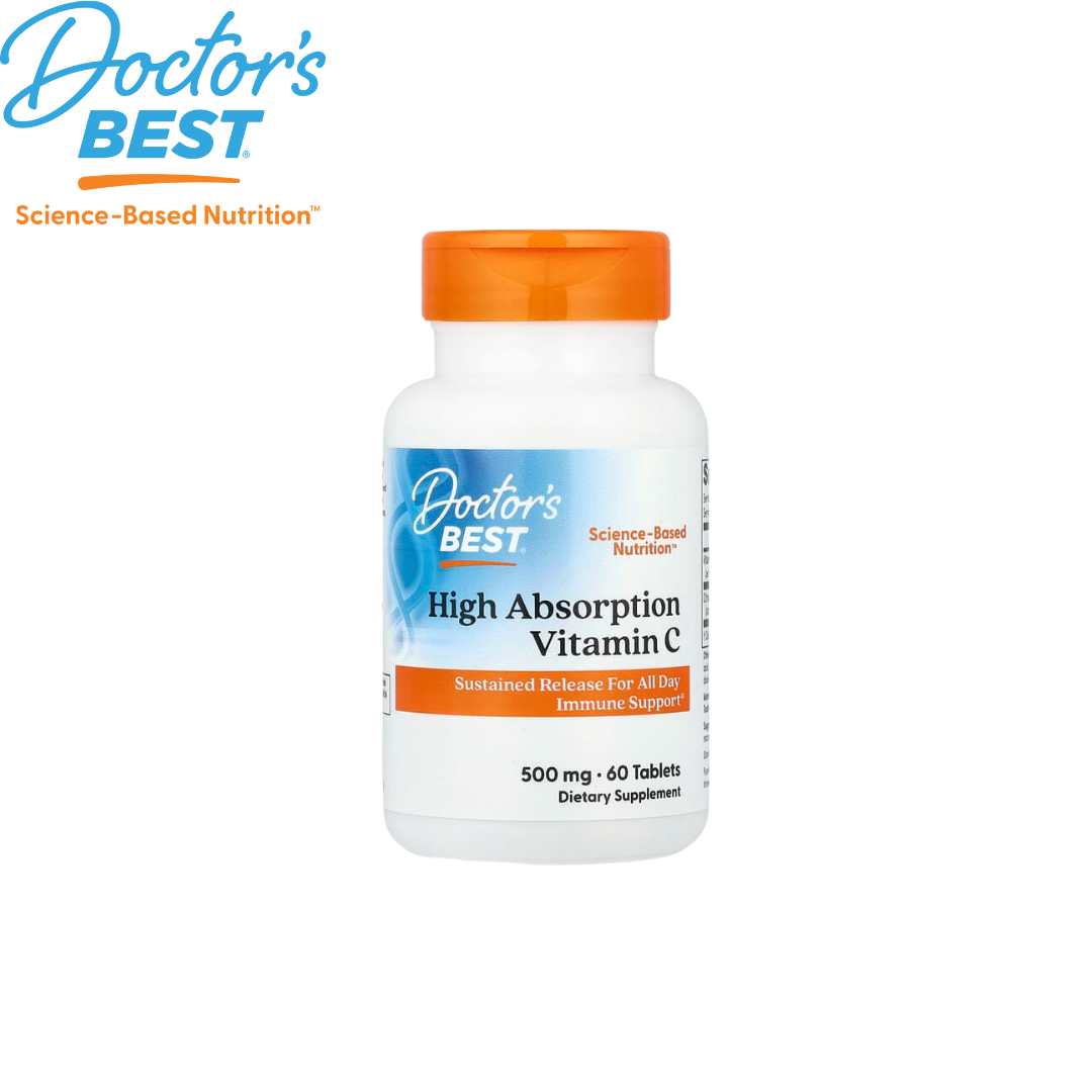 Doctor's Best High Absorption Vitamin C with PureWay-C, 60 tabs.