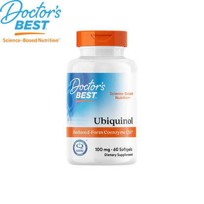 Doctor's Best Ubiquinol featuring Kaneka QH 100mg, 60 sgls