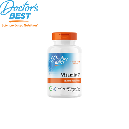 Doctor's Best Vitamin C featuring Quali-C 1000mg, 120 vcaps