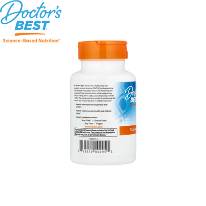 Doctor's Best PQQ with BioPQQ 20mg, 30 vcaps