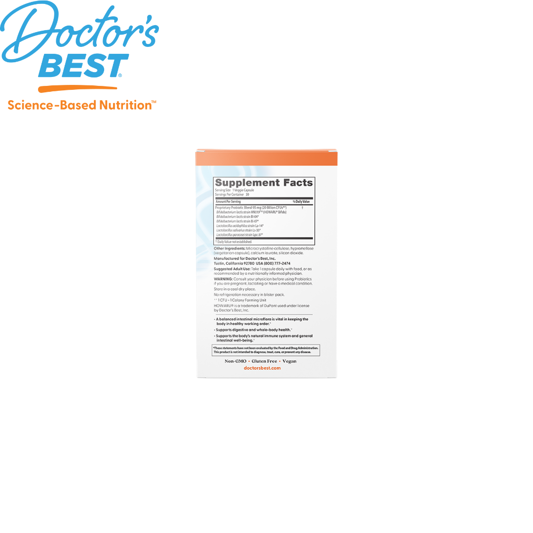 Doctor's Best Probiotic, 30 vcaps