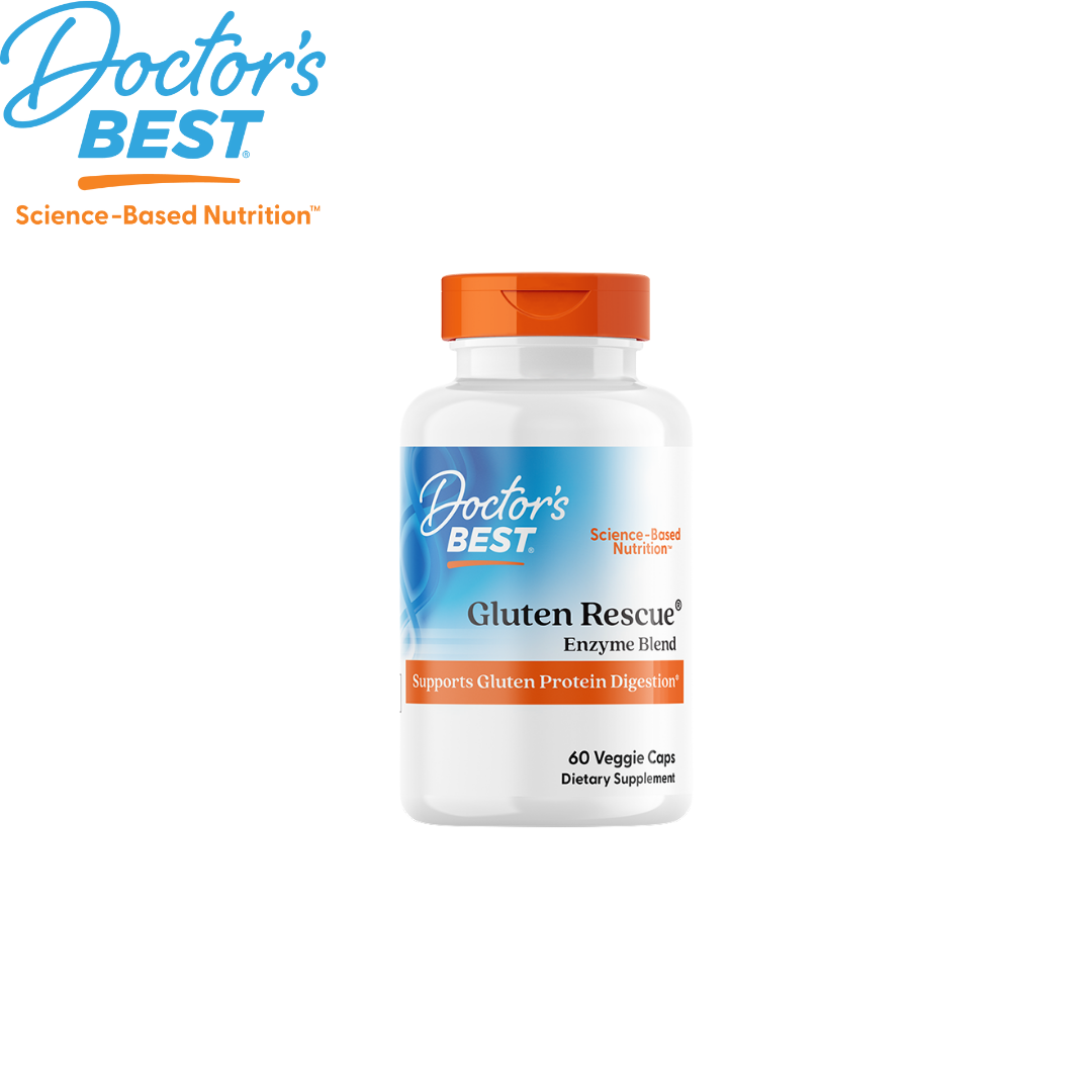 Doctor's Best Gluten Rescue with Glutalytic, 60 vcaps