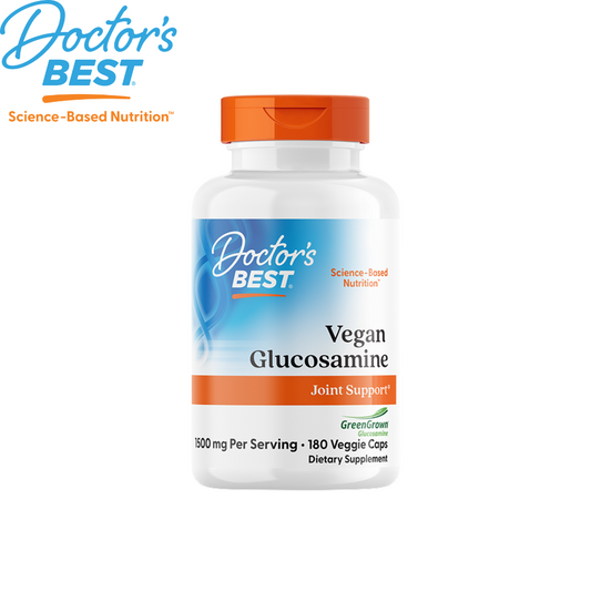Doctor's Best Vegan Glucosamine Sulfate with GreenGrown Glucosamine 750mg, 180 vcaps
