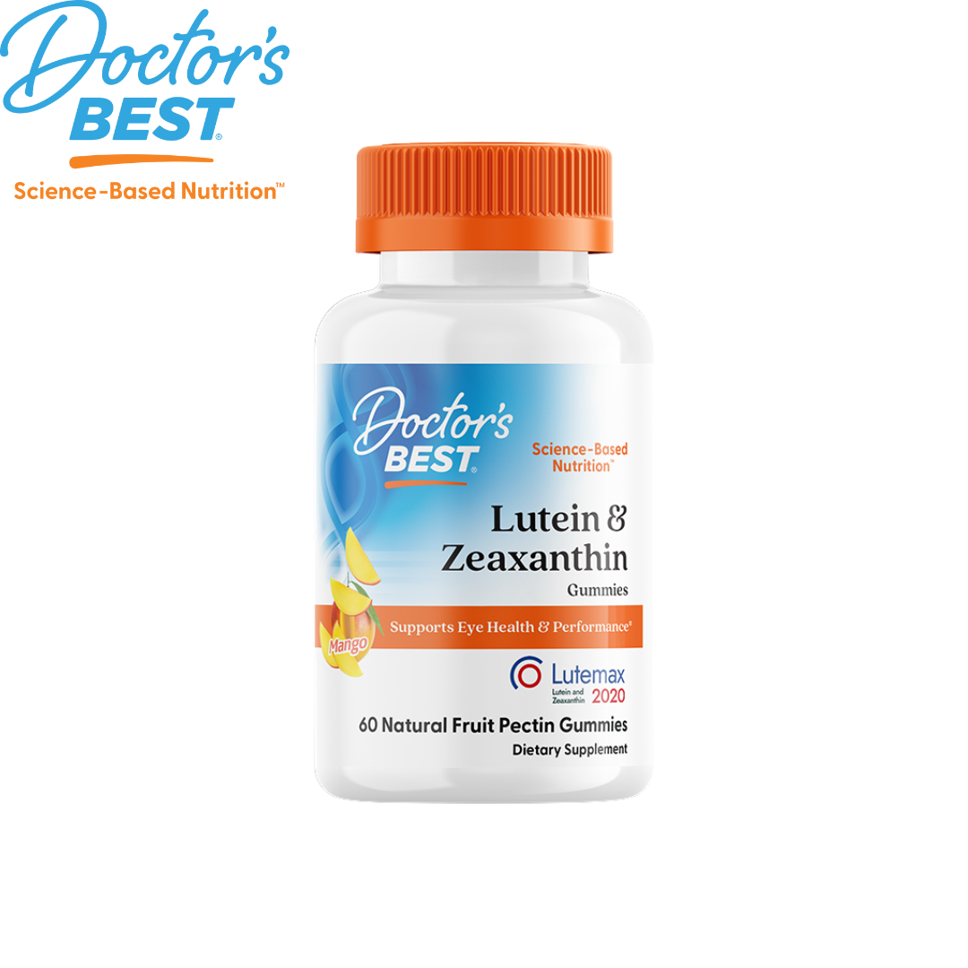 Doctor's Best Lutein 10mg Gummies, 60 gummies.