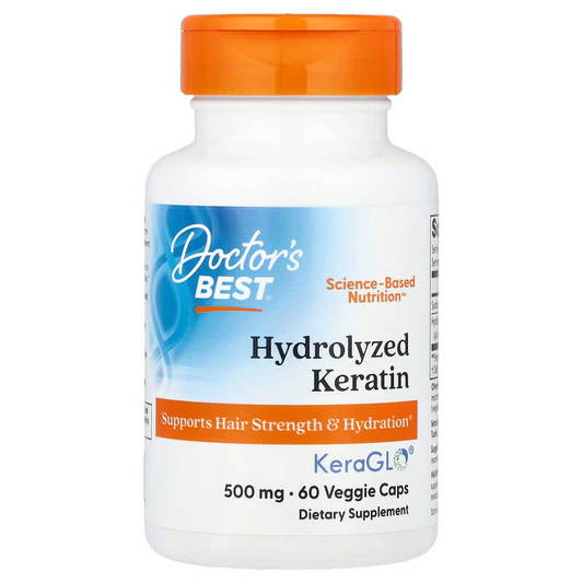 Doctor's Best Hydrolyzed Keratin 500 mg, 60 vcaps.