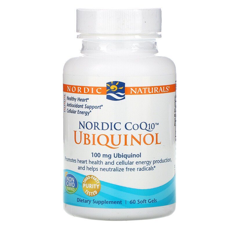 Nordic Naturals CoQ10 Ubiquinol, 60 sgls.
