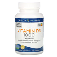 Nordic Naturals Nordic Vitamin D3 1000 IU - Orange, 120 sgls.