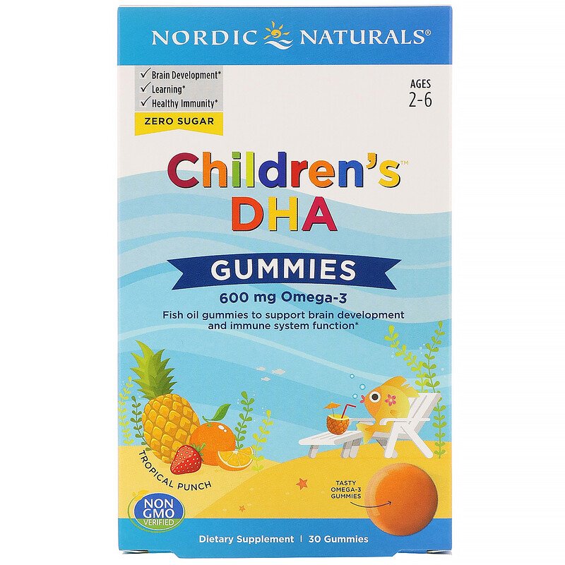 Nordic Naturals Children's DHA Gummies, 30 Gums.