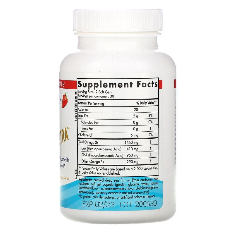 Nordic Naturals DHA Xtra 1000 mg - Strawberry, 60 sgls.