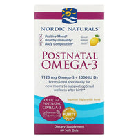 Nordic Naturals Postnatal Omega-3 - Lemon, 60 sgls.