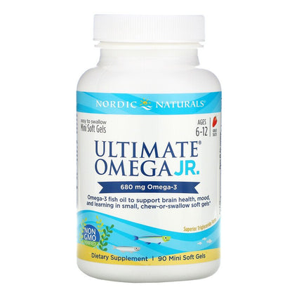 Nordic Naturals Ultimate Omega Junior 500 mg - Strawberry, 90 sgls.