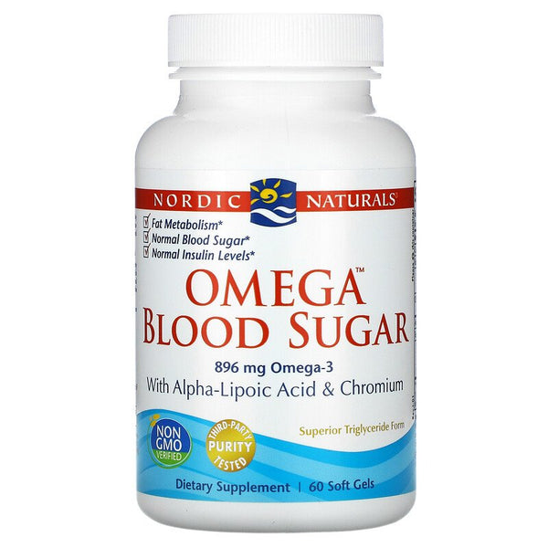 Nordic Naturals Omega Blood Sugar, 60 sgls.