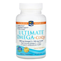 Nordic Naturals Ultimate Omega + CoQ10 1000 mg - Plain, 60 sgls.