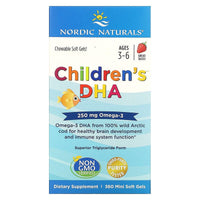 Nordic Naturals Children's DHA 250 mg - Strawberry, 360 sgls.