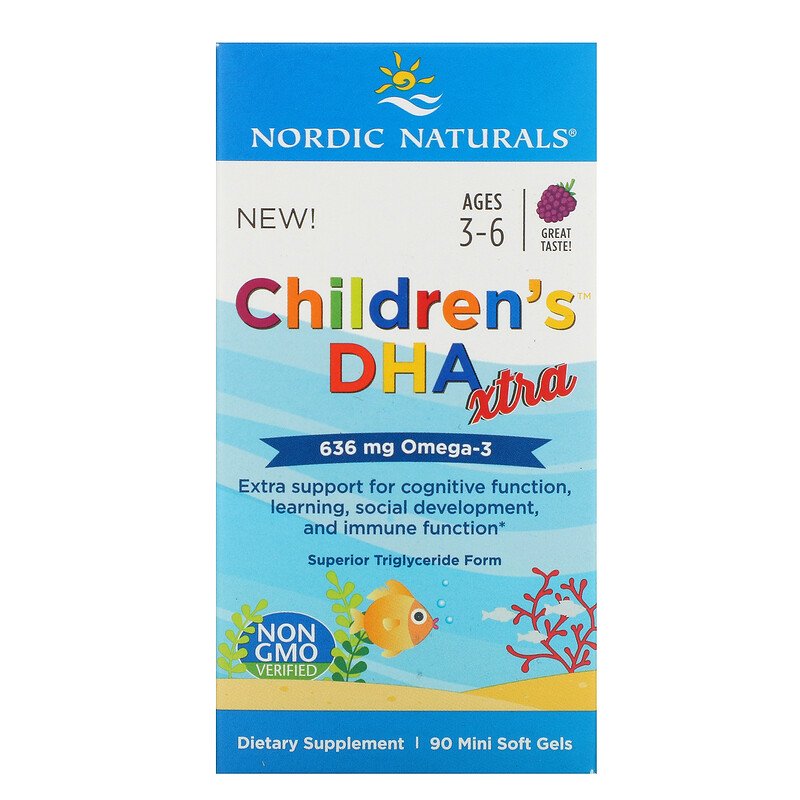 Nordic Natural Children’s DHA™ Xtra, 90 softgels