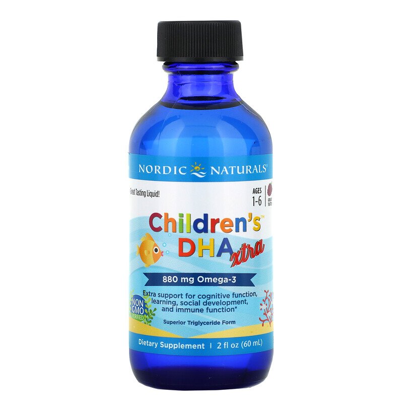 Nordic Natural Children’s DHA™ Xtra liquid, 2oz