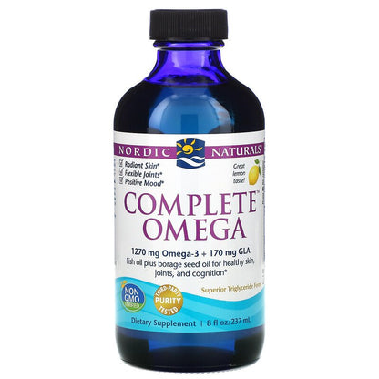 Nordic Naturals Complete Omega Liquid - Lemon, 237 ml.