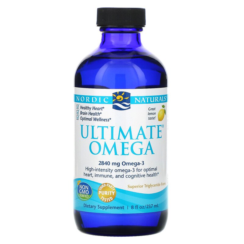 Nordic Naturals Ultimate Omega Liquid - Lemon, 237 ml.