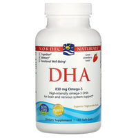 Nordic Naturals DHA 500 mg - Strawberry, 180 sgls.