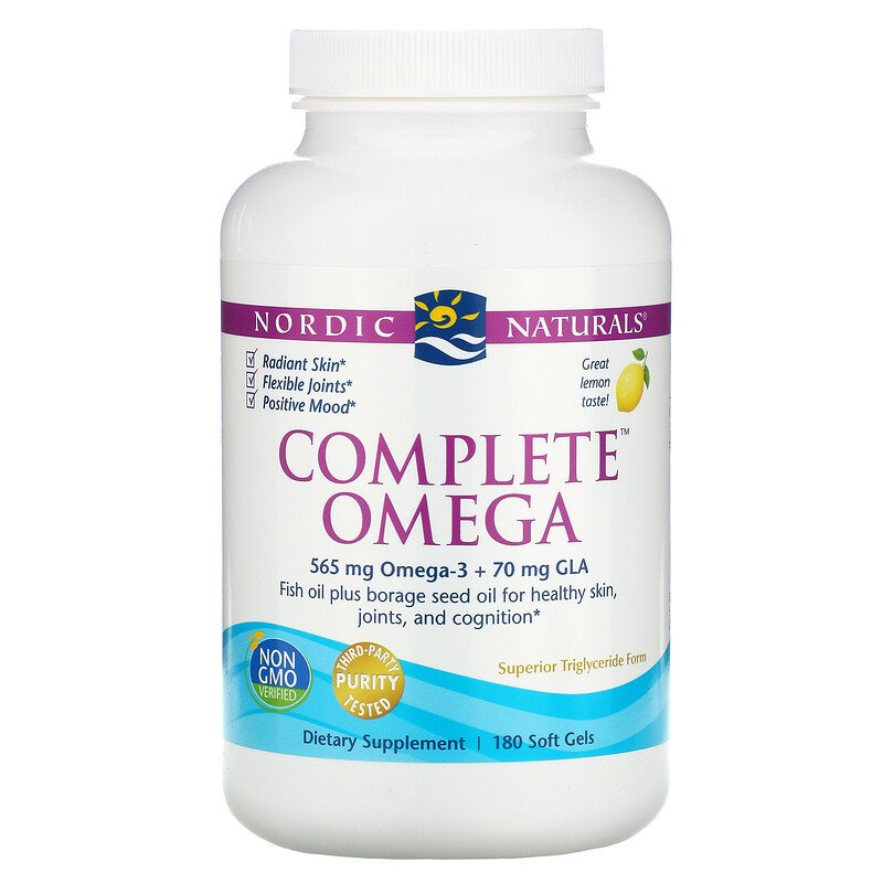 Nordic Naturals Complete Omega 1000 mg - Lemon, 180 sgls.