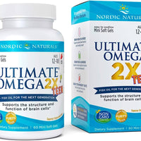 Nordic Natural Ultimate Omega® 2X Teen, 60 softgels