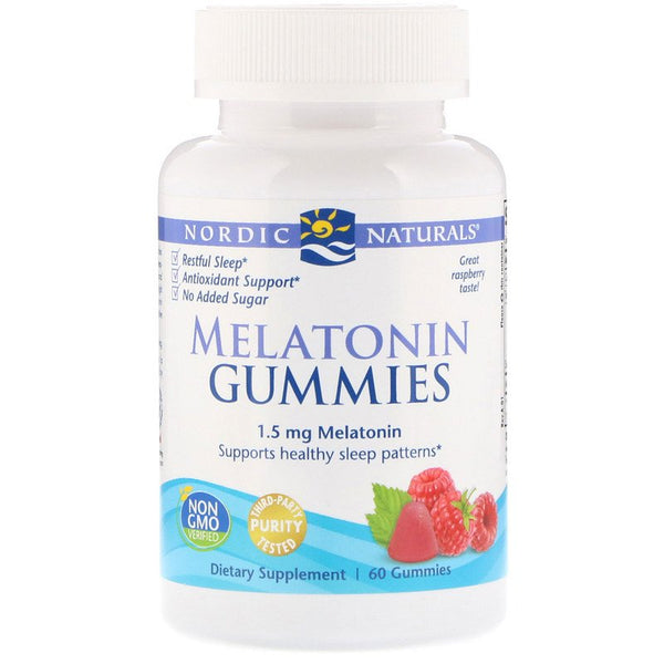 Nordic Naturals Melatonin gummies, 60 gummies