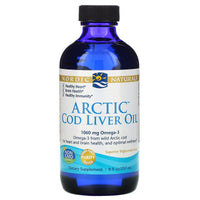 Nordic Naturals Arctic Cod Liver Oil - Plain, 237 ml.