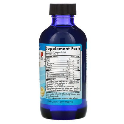 Nordic Naturals Children's DHA Arctic Cod Liver Oil - Strawberry, 119 ml.