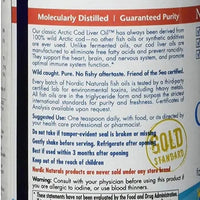 Nordic Naturals Arctic Cod Liver Oil - Strawberry, 237 ml.