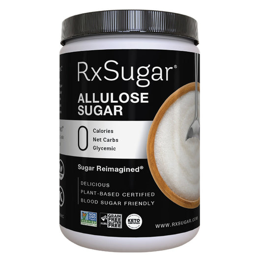 RxSugar Allulose Sugar Canister, 454 g.
